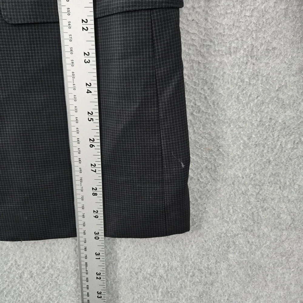 Hugo Boss Men Blazer 42R‎ Black Geometric The James3/sharp5